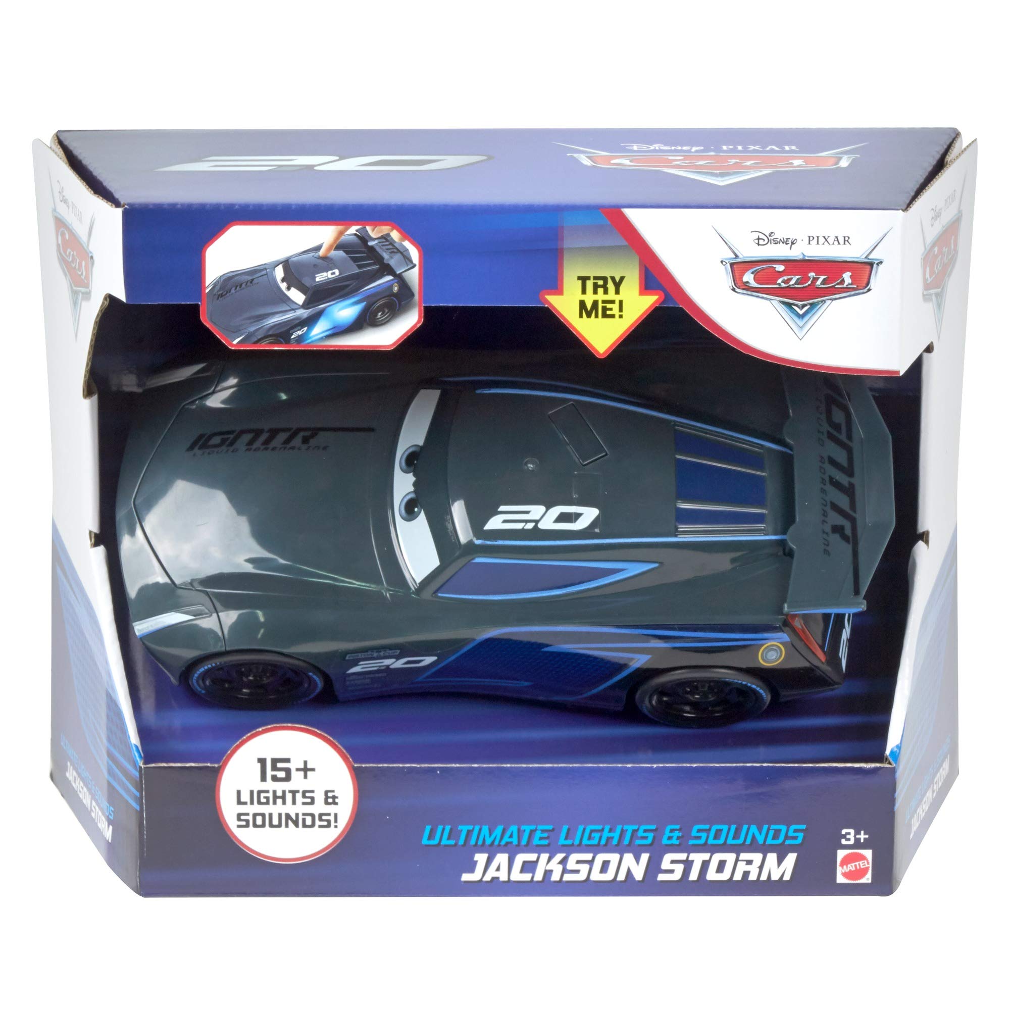 CARS LIGHT RACERS JACKSON STORM : Amazon.in: Toys & Games